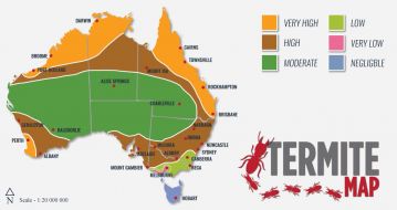 Termite Map Australia